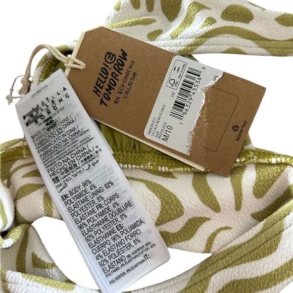 Billabong La Cala Remi Plunge Top Moss Joy Medium - Picture 7 of 10